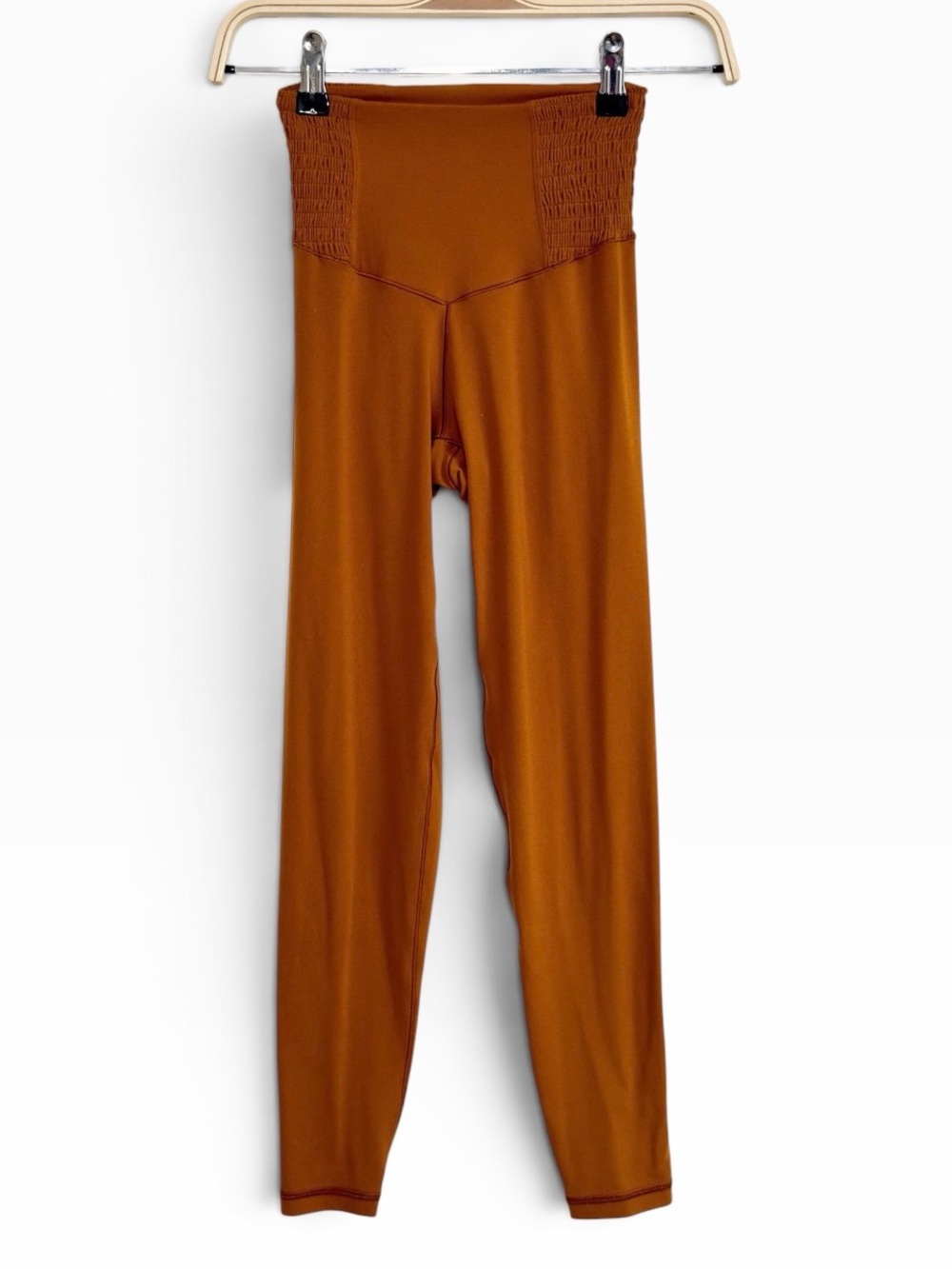 OFFLINE by Aerie Real Me High Waisted Ruched Leggings Burnt Orange XS Yoga